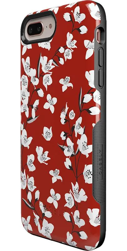 Floral Forest | Red Cherry Blossom Floral Case