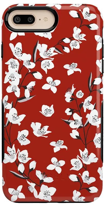 Floral Forest | Red Cherry Blossom Floral Case