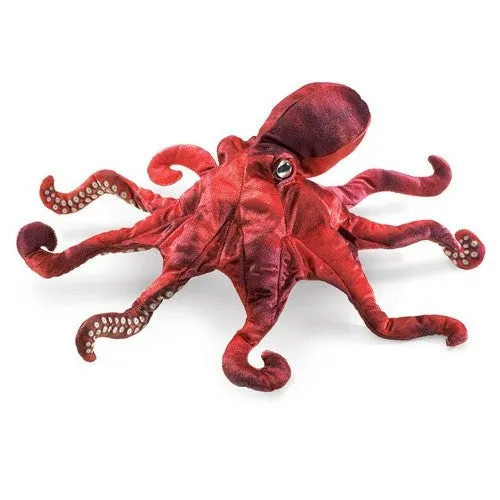 Folkmanis Red Octopus Puppet