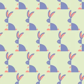 Geometric Bunnies - Apricot Skies Collection