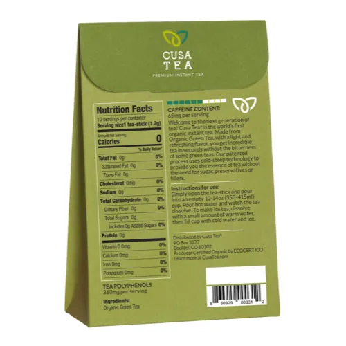 Green Instant Tea by Cusa Tea & Coffee