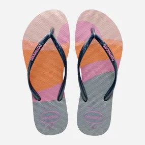 Havaianas Slim Palette Glow Flip Flops - Peony Rose