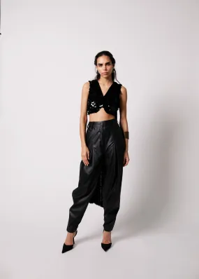Leather Cargo Pants