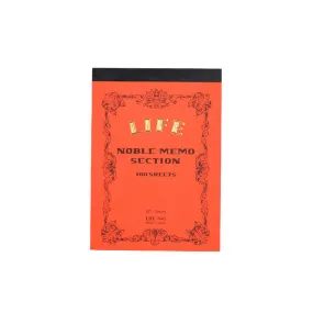 Life Stationery - Memo Book N40 (B7) - Red