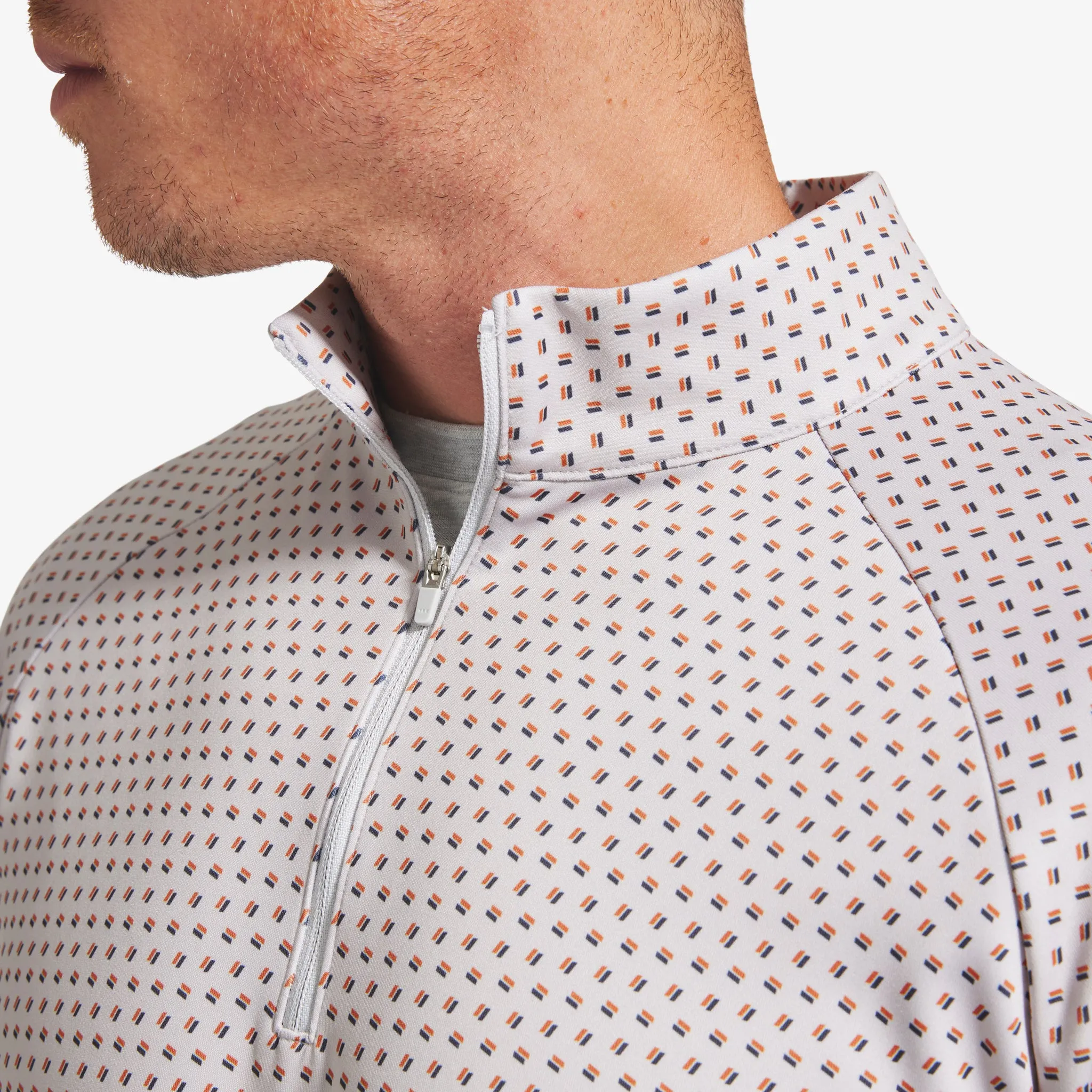 Light Gray Geo Print