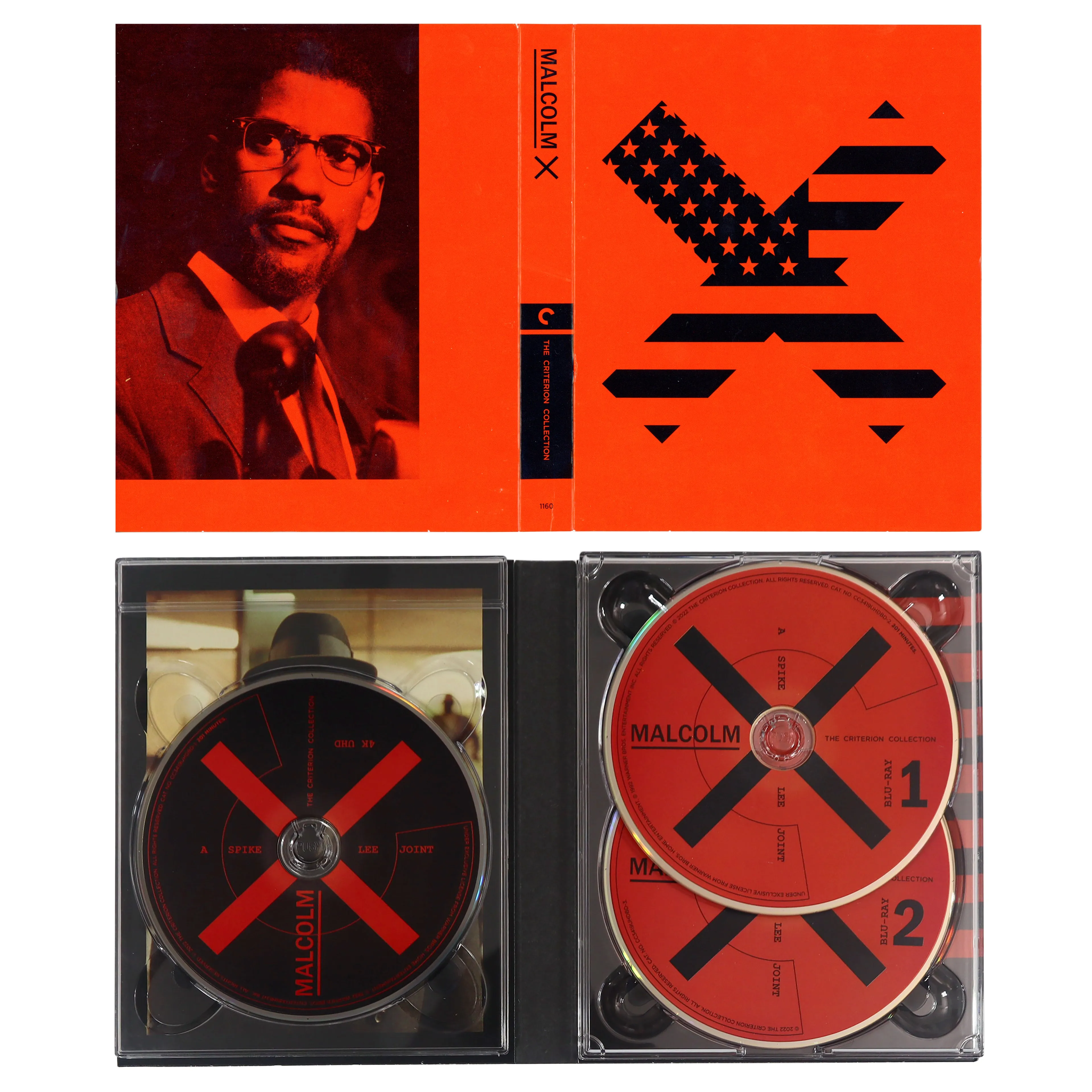 Malcolm X Criterion 30th Anniversary Edition 4k Blue Ray Set - Signed