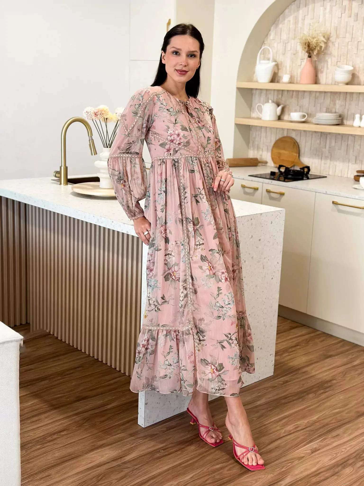 Mirula Long Floral Dress
