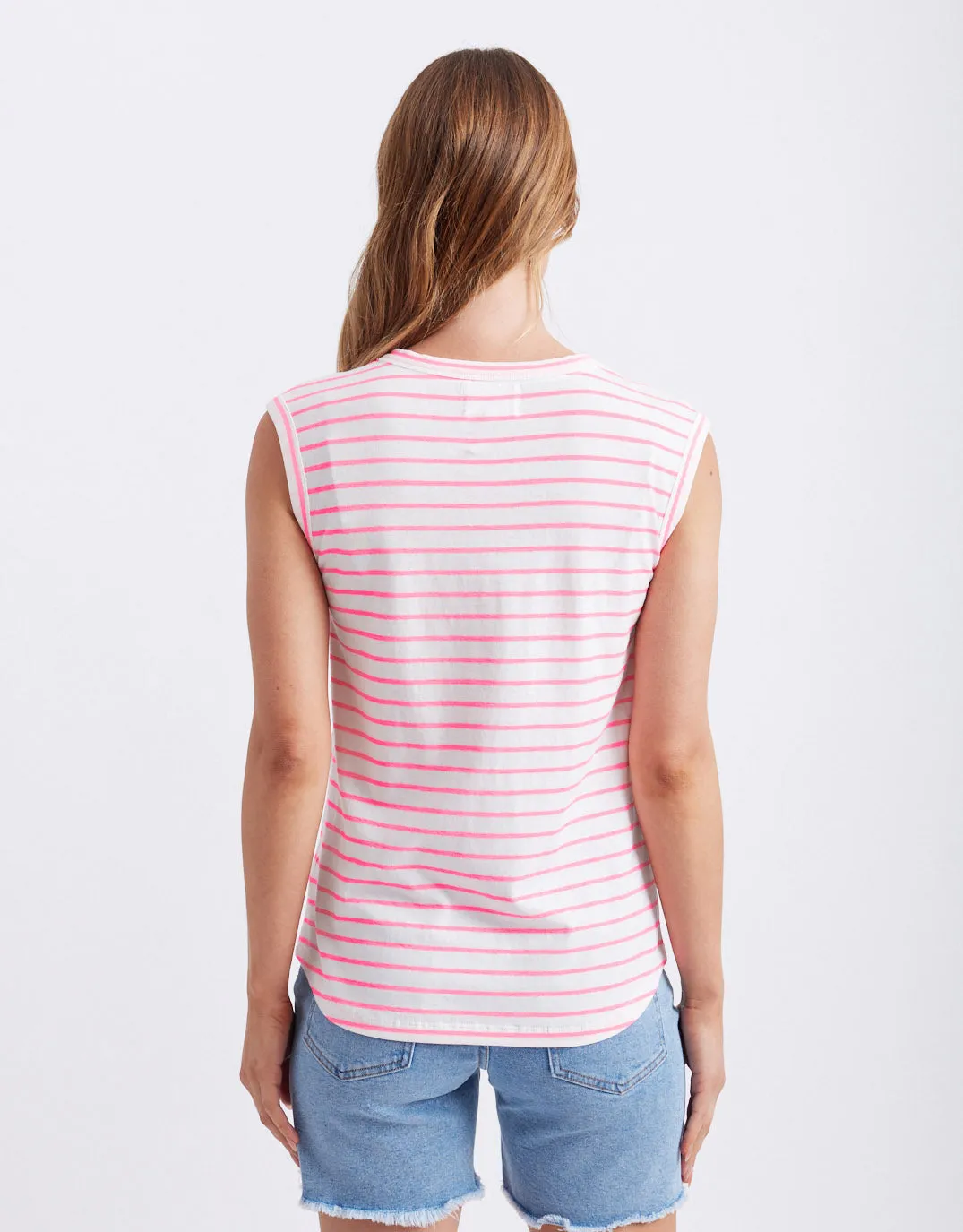 Neon Cali Tank - Neon Pink