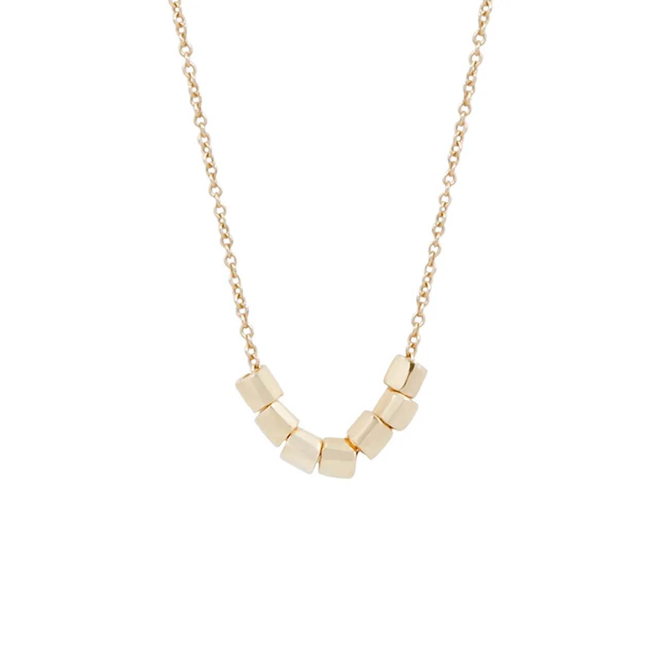 Plain pebble necklace