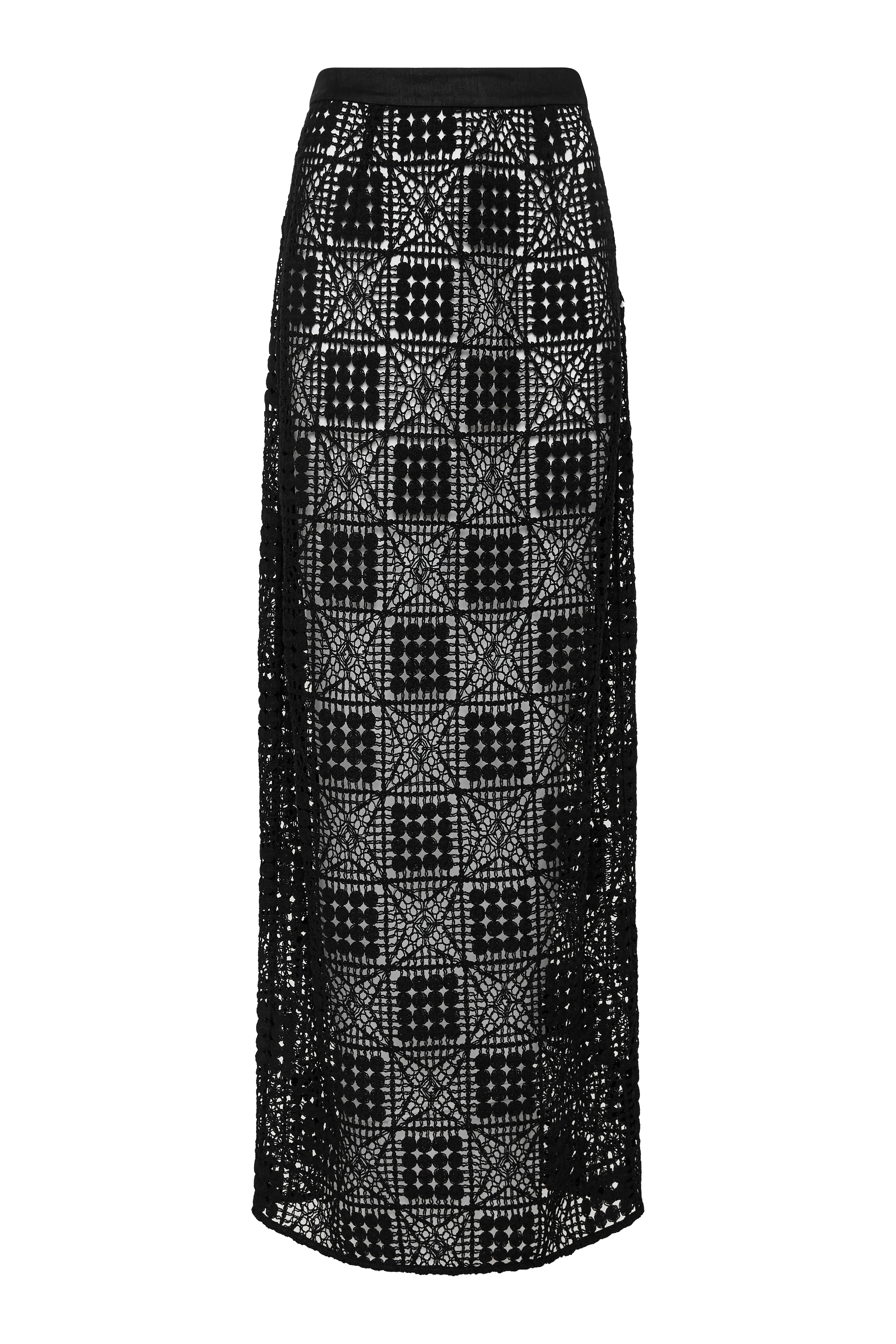 Rayure Midi Skirt