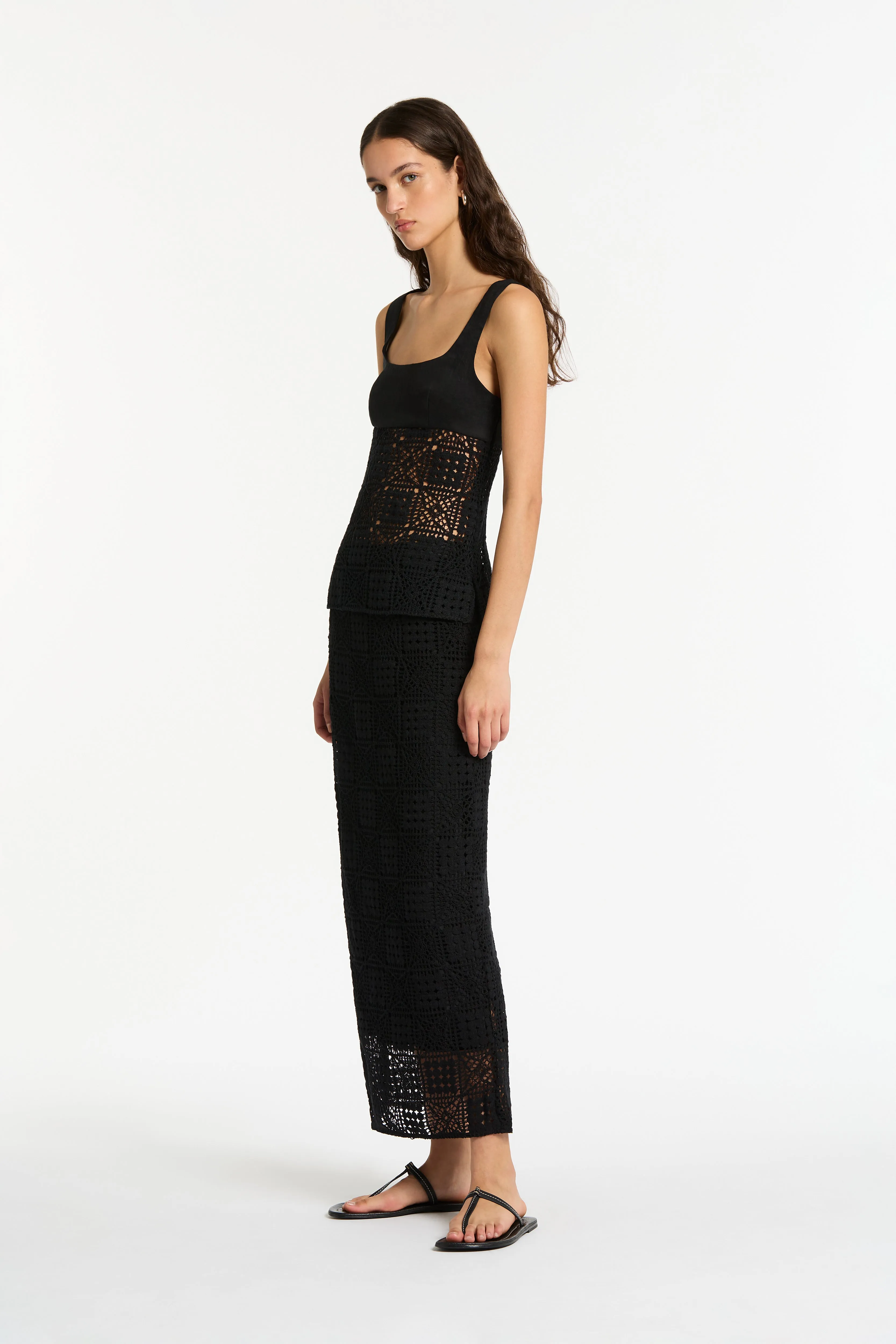 Rayure Midi Skirt