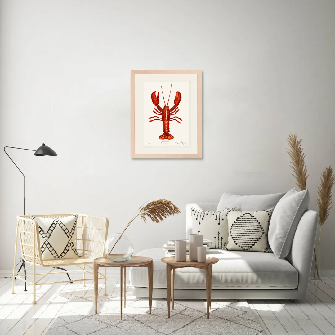 Red Lobster Print