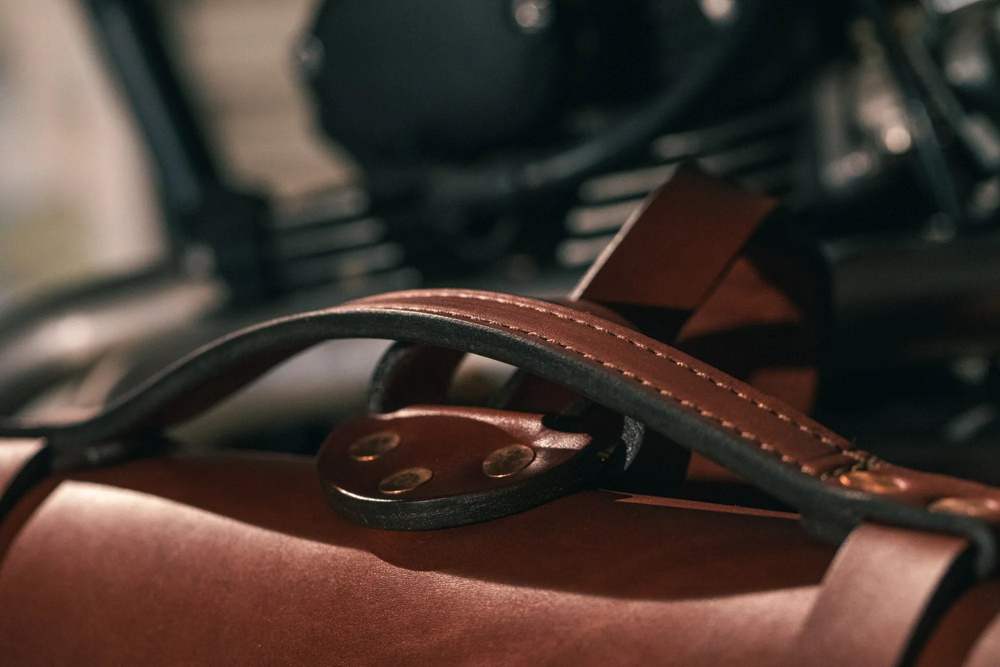 Scratch and Dent Porter Satchel // Medium Brown