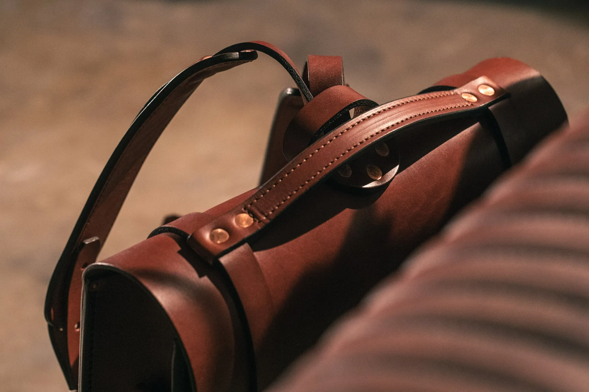 Scratch and Dent Porter Satchel // Medium Brown