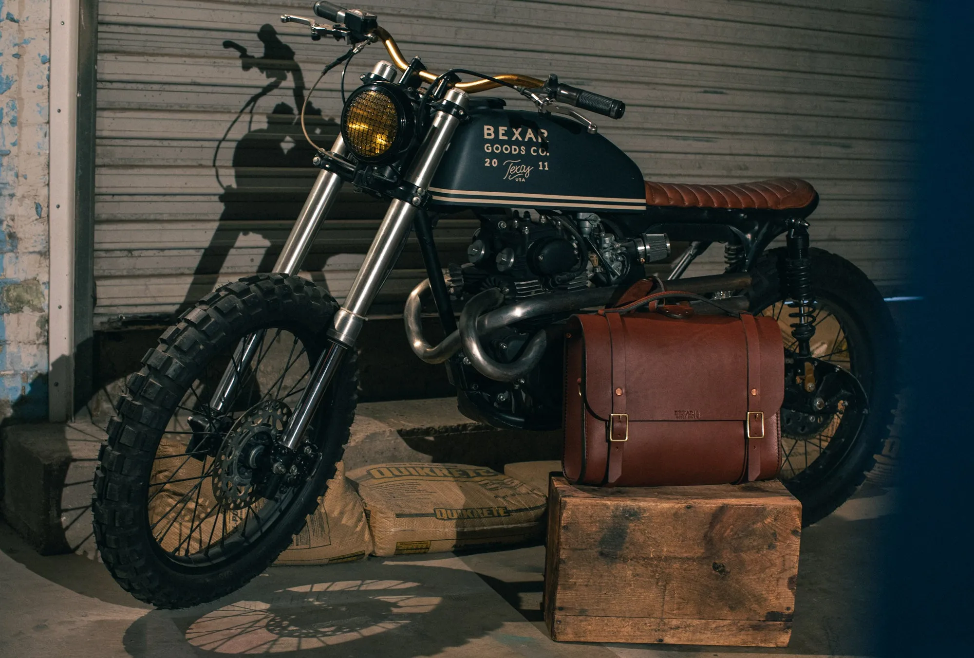 Scratch and Dent Porter Satchel // Medium Brown