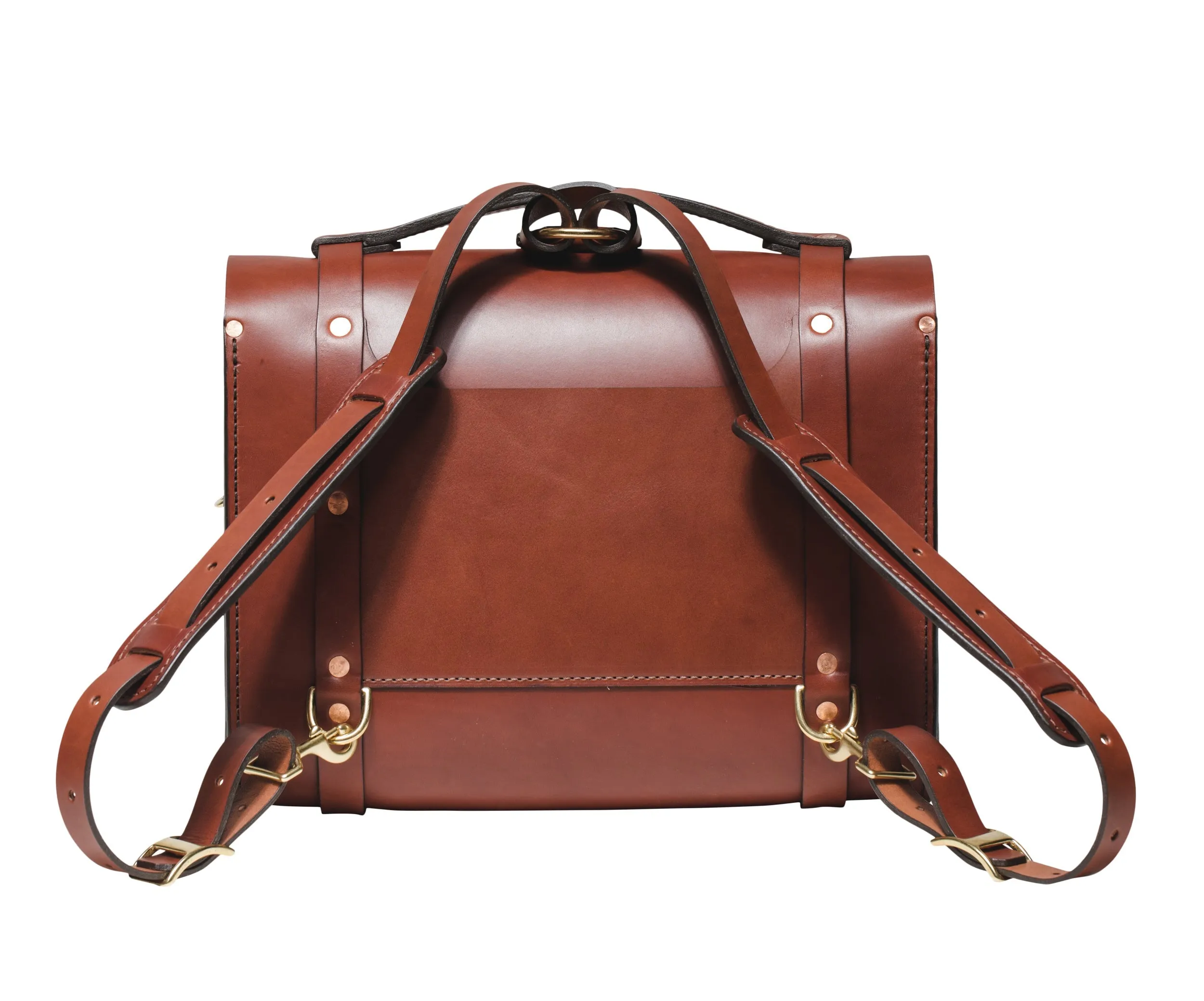 Scratch and Dent Porter Satchel // Medium Brown