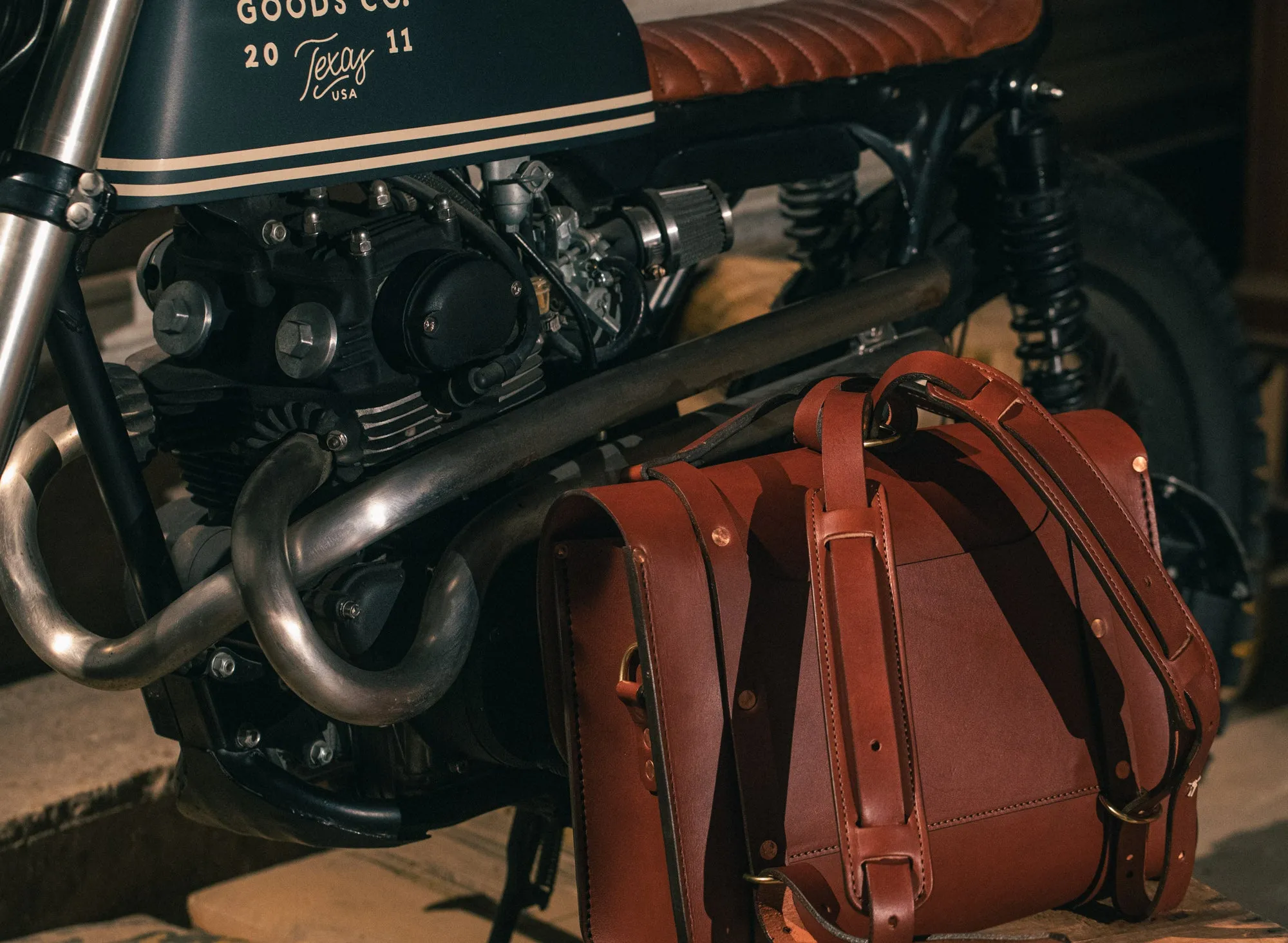Scratch and Dent Porter Satchel // Medium Brown