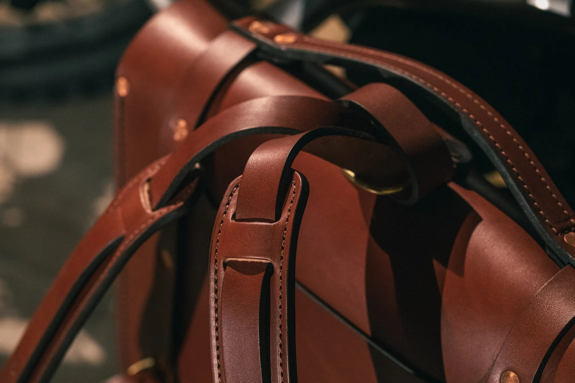 Scratch and Dent Porter Satchel // Medium Brown