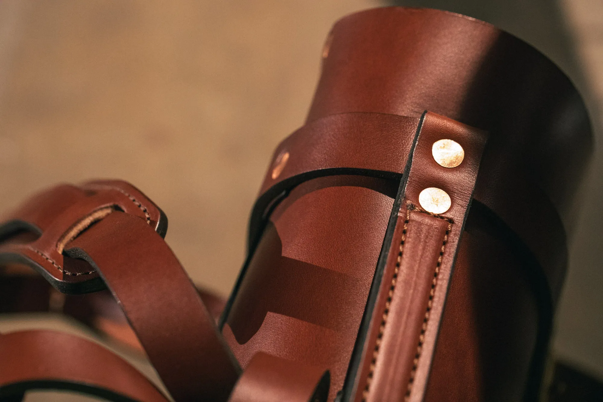 Scratch and Dent Porter Satchel // Medium Brown