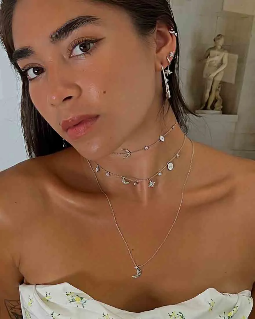 Selene Starlight Earrings - Gold