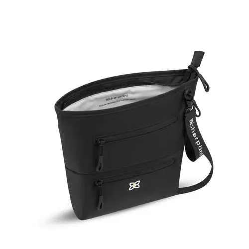 Sherpani Sadie Crossbody Bag in Raven Black