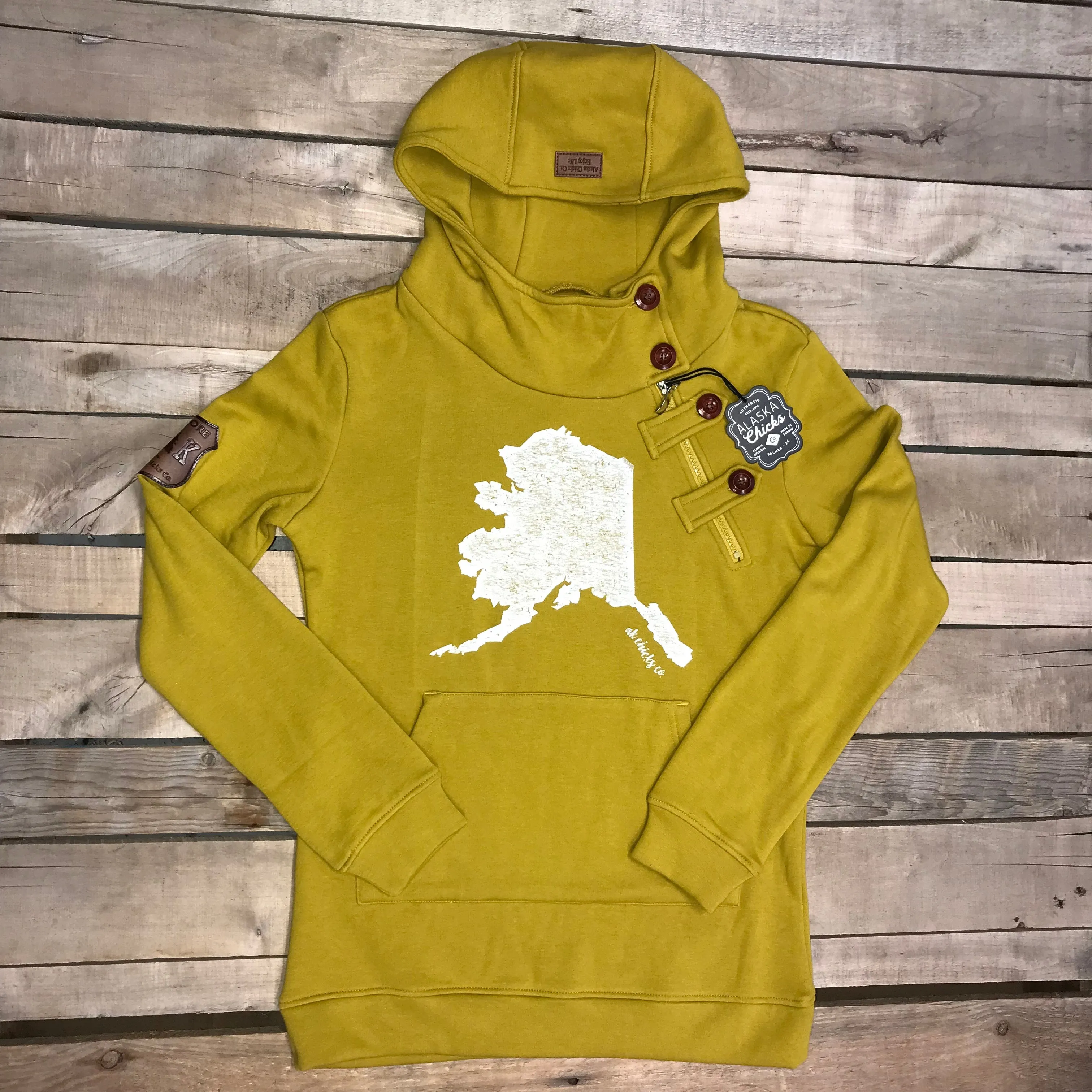 Side Zip With State Print
