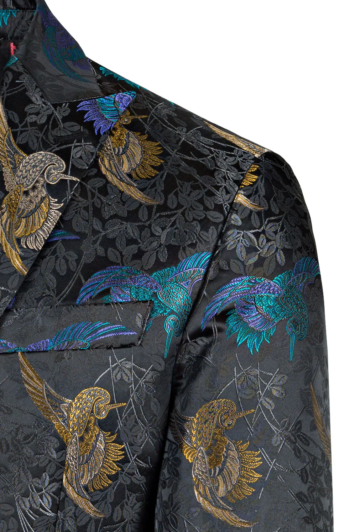 Silkbird Brocade Red Carpet Jacket