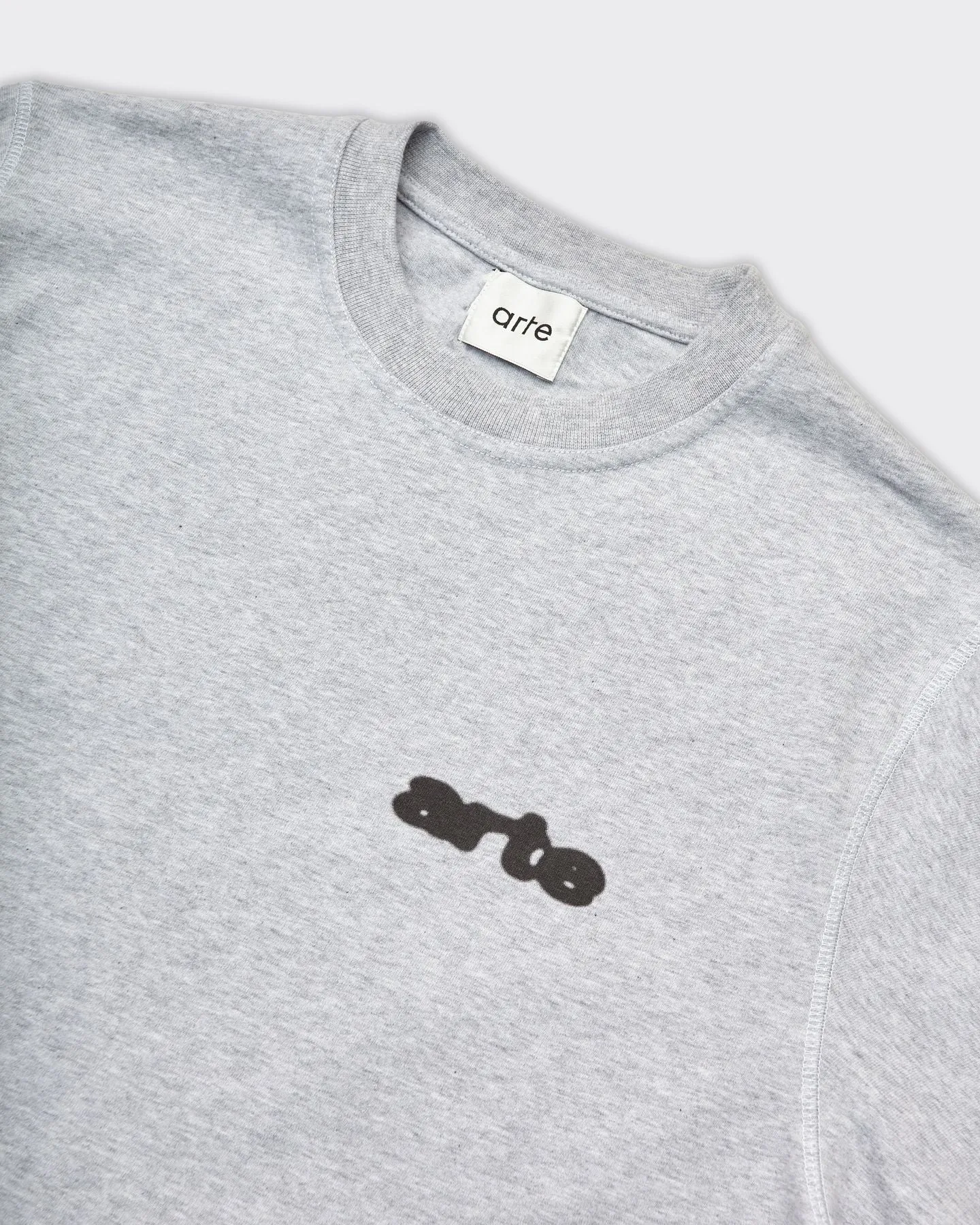 T-Shirt Blur Flower Grigia