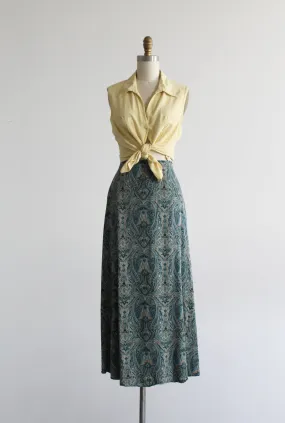 tidepool midi skirt