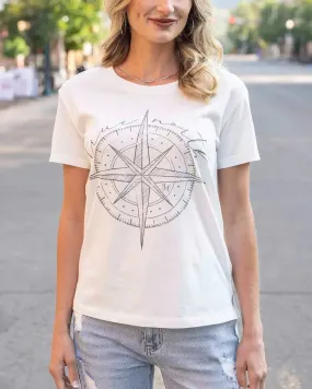 Vintage Compass Graphic Tee