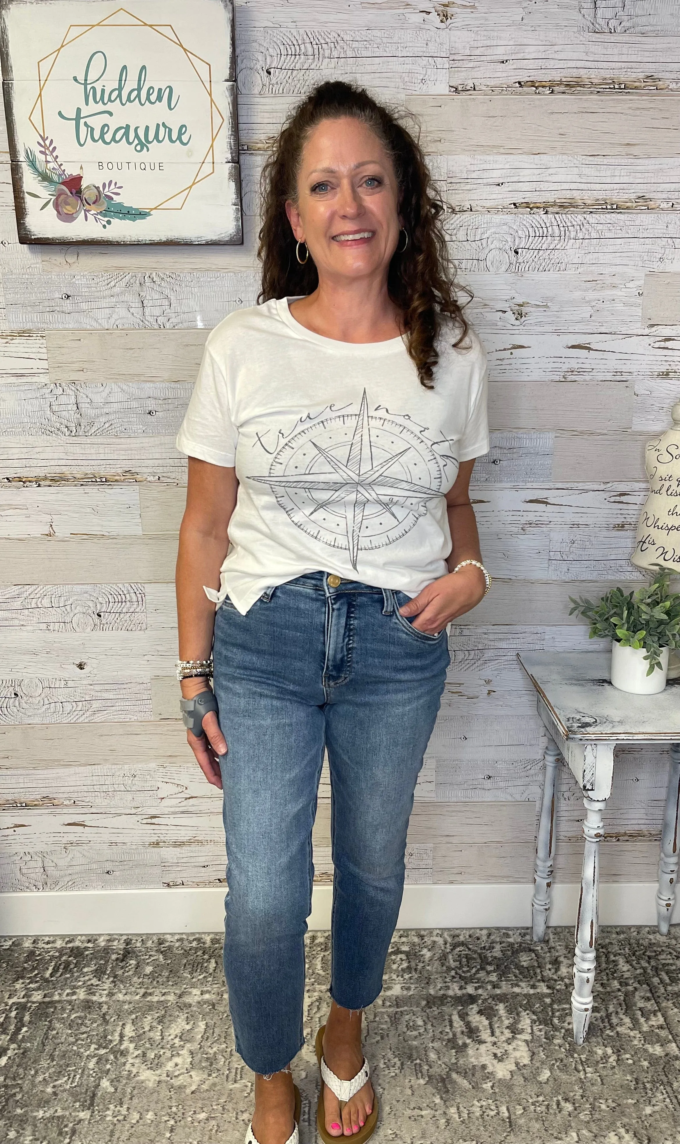 Vintage Compass Graphic Tee
