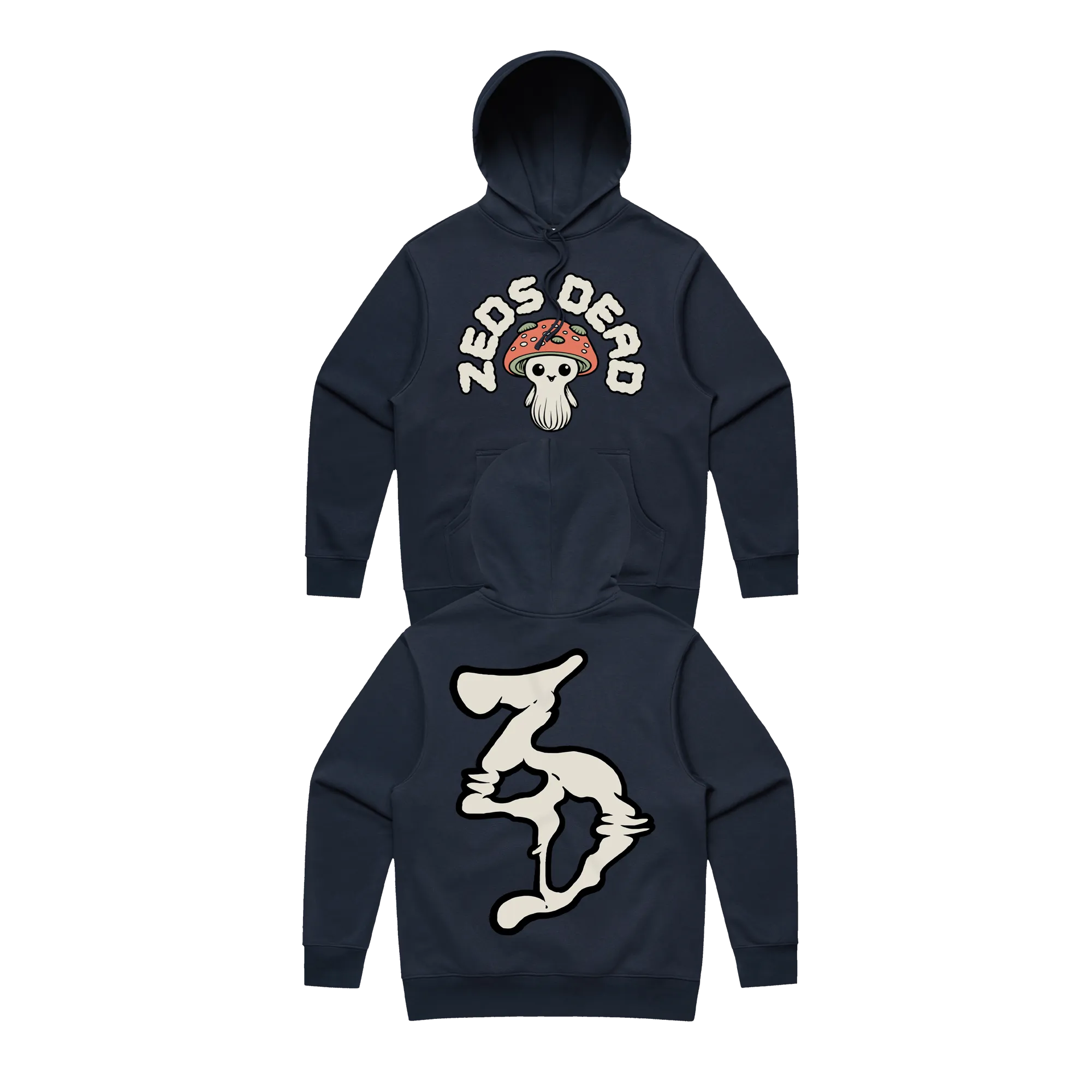 Zeds Dead - I'm Cute - Heavyweight Unisex Hoodie - Navy Blue