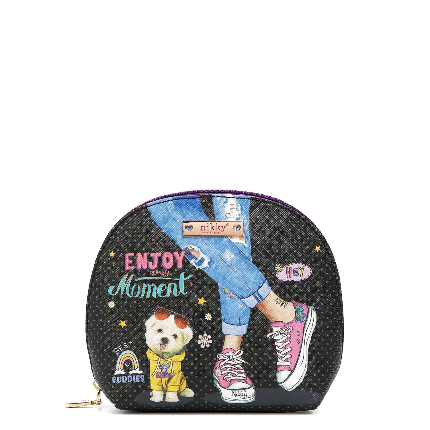ZIP AROUND COSMETIC POUCH